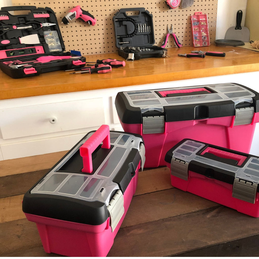3 Piece Tool Box - Pink - DT5005P