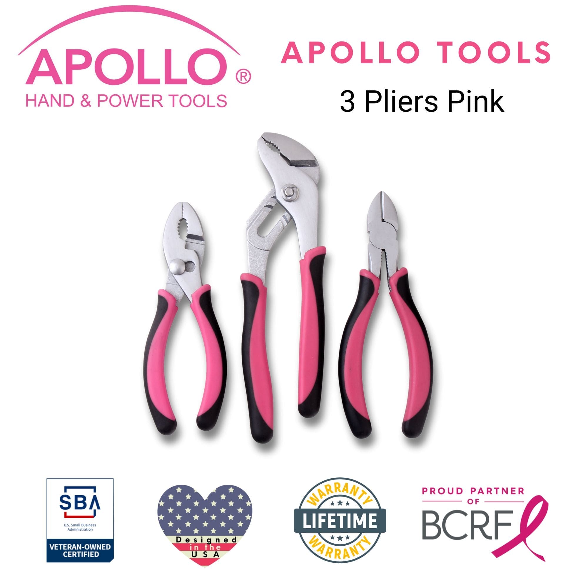 3 Pliers - Pink - DT5008P