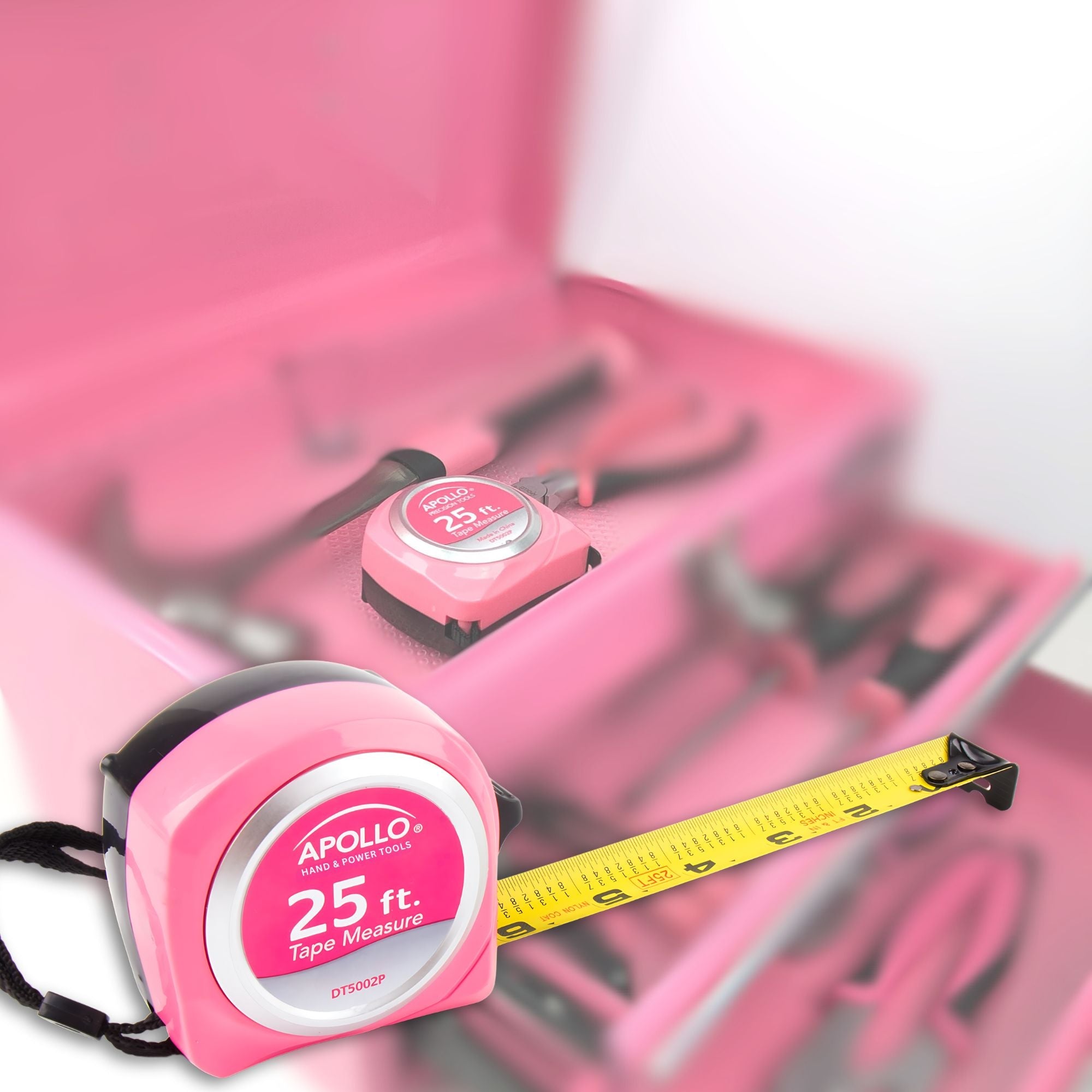 25ft. Tape Measure - Pink - DT5002P
