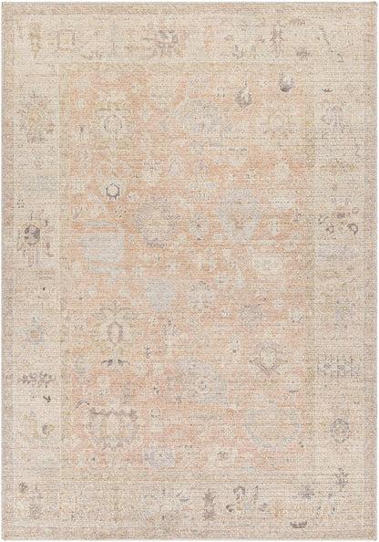 Marlene Damask Blush Area Rug - Becki Owens x Livabliss